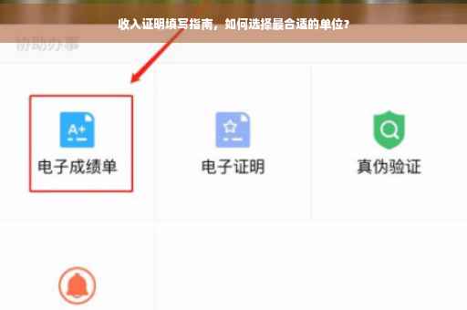 收入证明填写指南，如何选择最合适的单位？