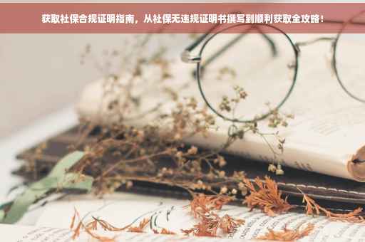 获取社保合规证明指南，从社保无违规证明书撰写到顺利获取全攻略！