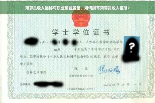 预算员收入揭秘与职业前景展望，如何撰写预算员收入证明？