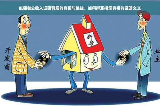 低保老公收入证明背后的真相与挑战，如何撰写揭示真相的证明文​​