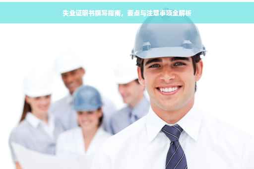 失业证明书撰写指南，要点与注意事项全解析