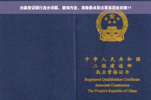 出差签证银行流水详解，查询方法、准备要点及注意事项全攻略??