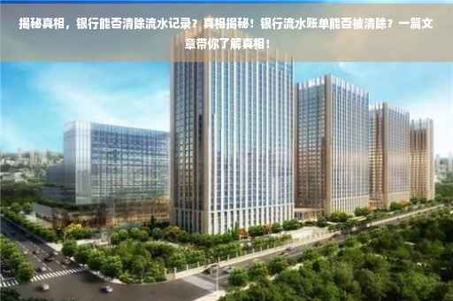 揭秘真相，银行能否清除流水记录？真相揭秘！银行流水账单能否被清除？一篇文章带你了解真相！
