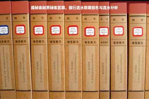 揭秘金融界秘密武器，银行流水数据排名与流水分析