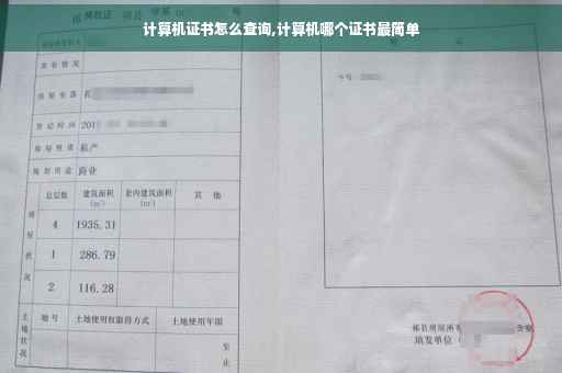 计算机证书怎么查询,计算机哪个证书最简单