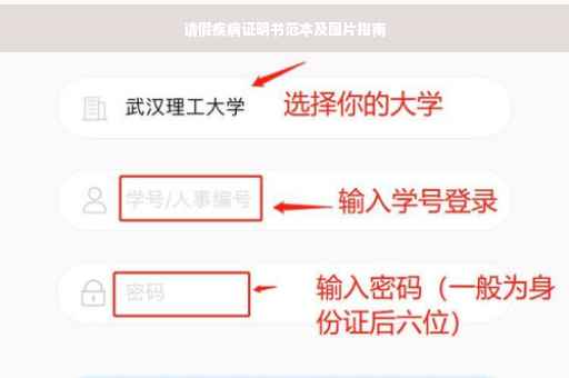 请假疾病证明书范本及图片指南