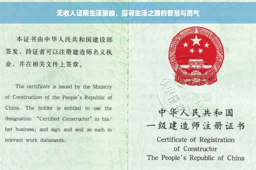 无收入证明生活策略，探寻生活之路的智慧与勇气