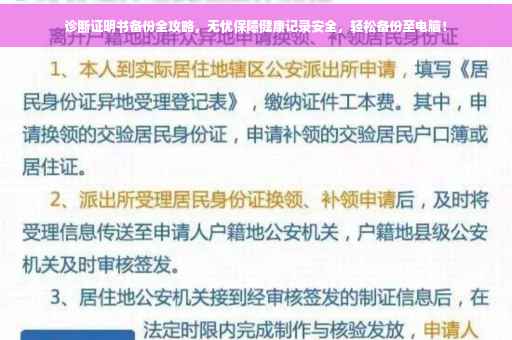 诊断证明书备份全攻略，无忧保障健康记录安全，轻松备份至电脑！