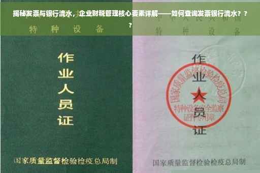 揭秘发票与银行流水，企业财税管理核心要素详解——如何查询发票银行流水？??