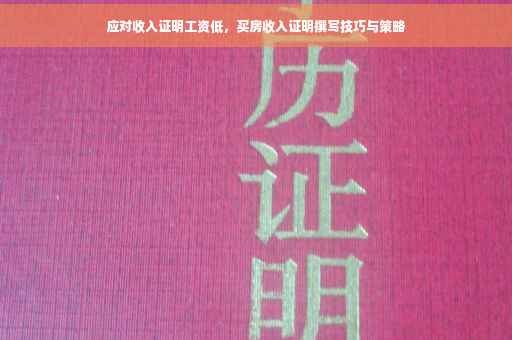 应对收入证明工资低，买房收入证明撰写技巧与策略