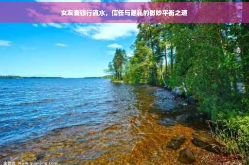 女友查银行流水，信任与隐私的微妙平衡之道