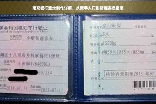 南充银行流水制作详解，从新手入门到精通实操指南