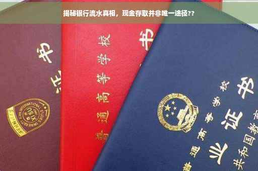 揭秘银行流水真相，现金存取并非唯一途径??