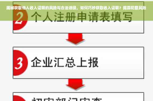 揭秘获取他人收入证明的风险与合法途径，如何巧妙获取收入证明？揭露犯罪风险！