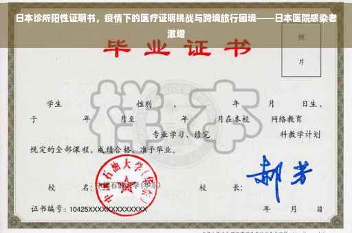 日本诊所阳性证明书，疫情下的医疗证明挑战与跨境旅行困境——日本医院感染者激增