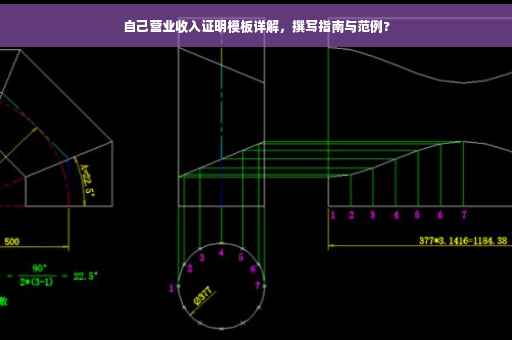 自己营业收入证明模板详解，撰写指南与范例?