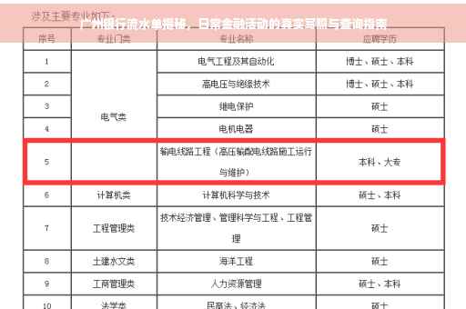 广州银行流水单揭秘，日常金融活动的真实写照与查询指南