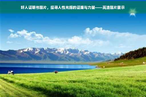 好人证明书图片，探寻人性光辉的证据与力量——高清图片展示