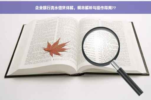 企业银行流水借贷详解，概念解析与操作指南??