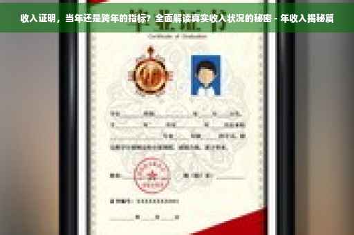 收入证明，当年还是跨年的指标？全面解读真实收入状况的秘密 - 年收入揭秘篇