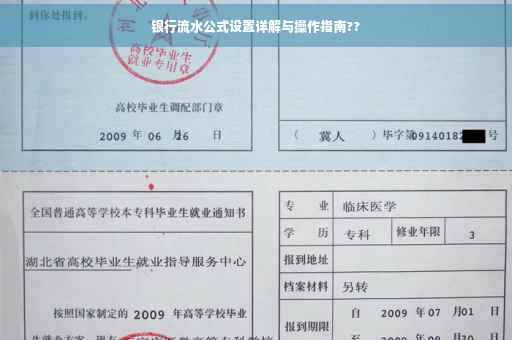 银行流水公式设置详解与操作指南??