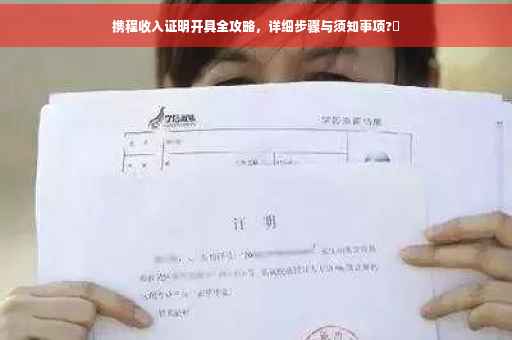 携程收入证明开具全攻略，详细步骤与须知事项?✨