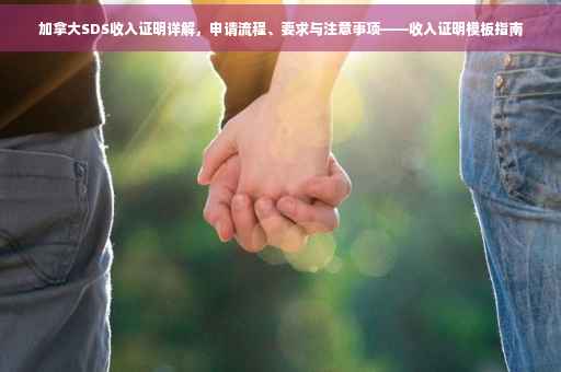 加拿大SDS收入证明详解，申请流程、要求与注意事项——收入证明模板指南