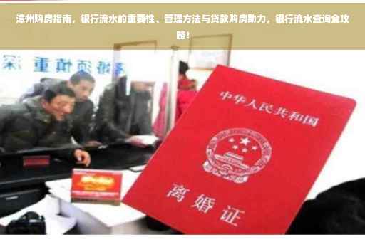 漳州购房指南，银行流水的重要性、管理方法与贷款购房助力，银行流水查询全攻略！