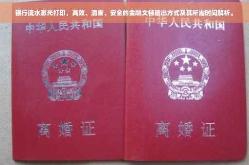 银行流水激光打印，高效、清晰、安全的金融文档输出方式及其所需时间解析。