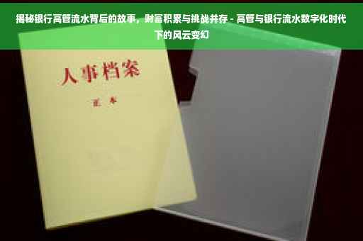 揭秘银行高管流水背后的故事，财富积累与挑战并存 - 高管与银行流水数字化时代下的风云变幻