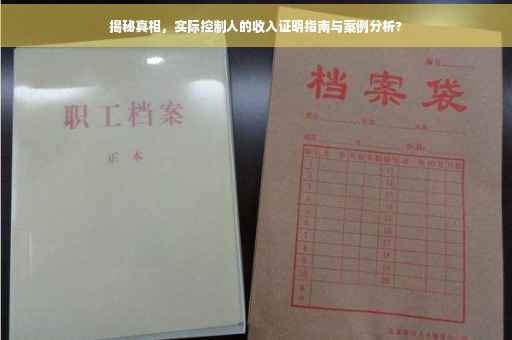 揭秘真相，实际控制人的收入证明指南与案例分析?