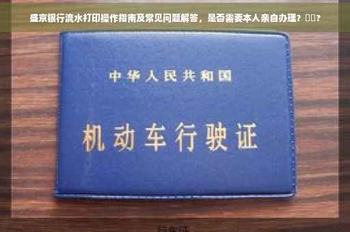 盛京银行流水打印操作指南及常见问题解答，是否需要本人亲自办理？⚡️?