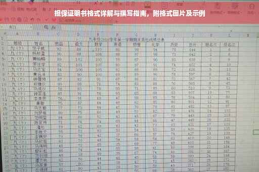 担保证明书格式详解与撰写指南，附格式图片及示例