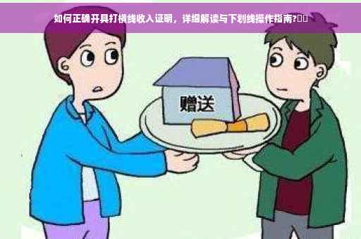 如何正确开具打横线收入证明，详细解读与下划线操作指南?⚡️