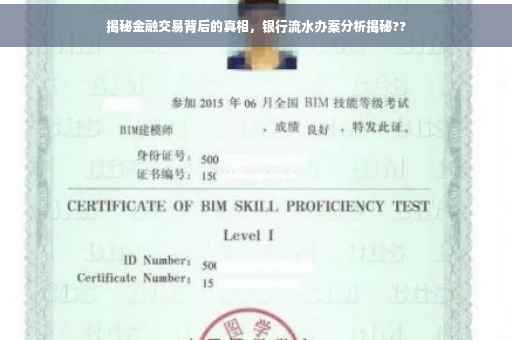 揭秘金融交易背后的真相，银行流水办案分析揭秘??