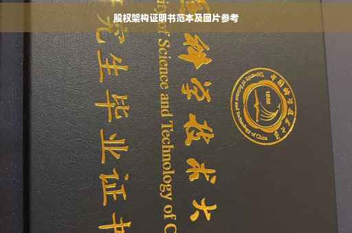 股权架构证明书范本及图片参考