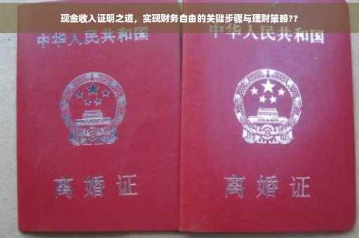 现金收入证明之道，实现财务自由的关键步骤与理财策略??