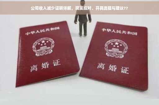 公司收入减少证明详解，现实应对、开具流程与建议??
