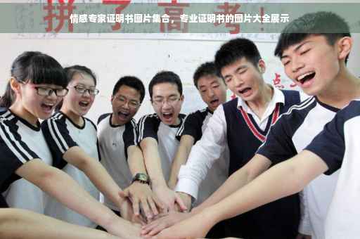 情感专家证明书图片集合，专业证明书的图片大全展示