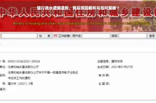 银行流水调整遭拒，背后原因解析与应对策略 ?