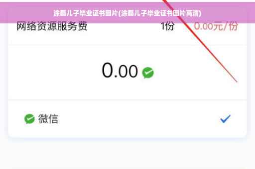 涂磊儿子毕业证书图片(涂磊儿子毕业证书图片高清)