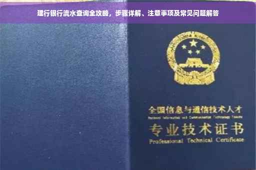 建行银行流水查询全攻略，步骤详解、注意事项及常见问题解答