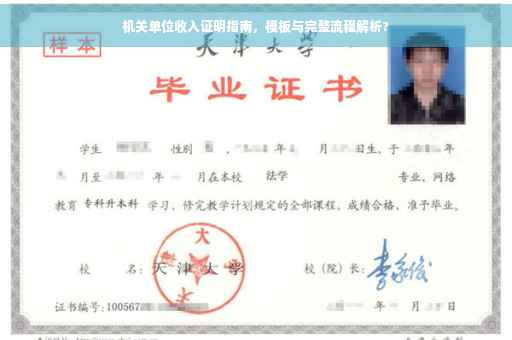 机关单位收入证明指南，模板与完整流程解析?