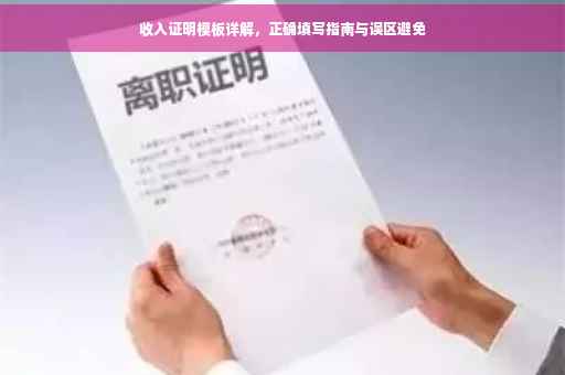 收入证明模板详解，正确填写指南与误区避免