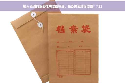 收入证明的重要性与流程管理，是否需要遵循流程？?⚡️