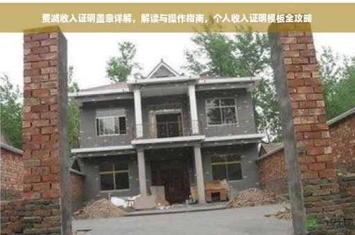 费减收入证明盖章详解，解读与操作指南，个人收入证明模板全攻略
