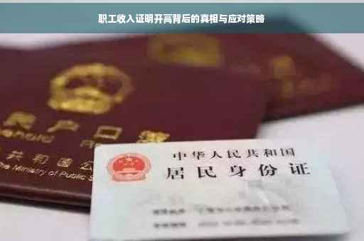 职工收入证明开高背后的真相与应对策略