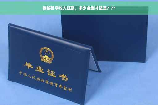 揭秘留学收入证明，多少金额才适宜？??