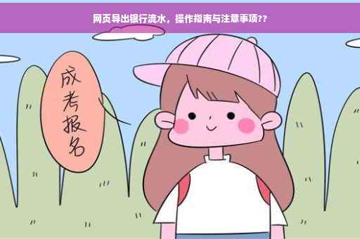 网页导出银行流水，操作指南与注意事项??