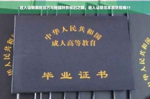 收入证明房贷技巧与稳健财务规划之路，收入证明范本房贷指南??